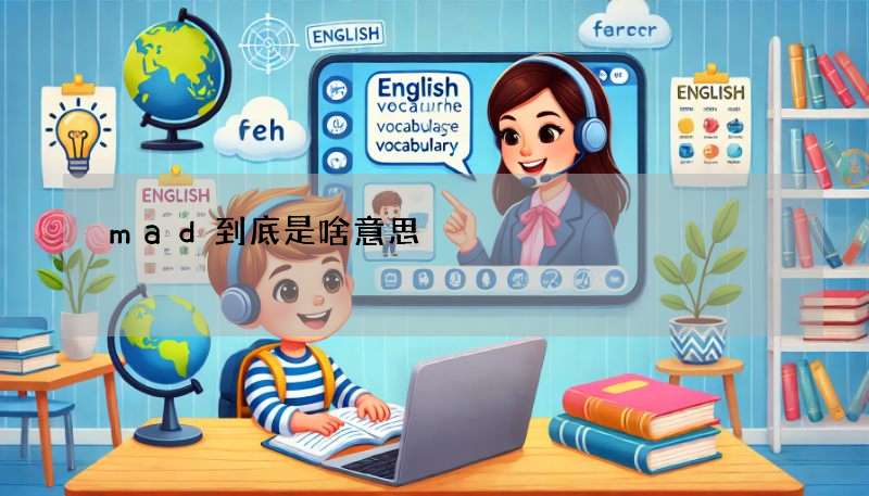 mad到底是啥意思?「生氣」還是「瘋了」?中文解析來了!