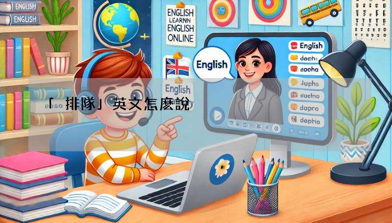 「排隊」英文怎麽說?line up、queue 用法例句一看就懂!