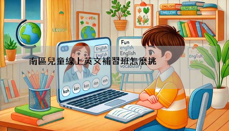 南區兒童線上英文補習班怎麼挑?家長必看攻略!