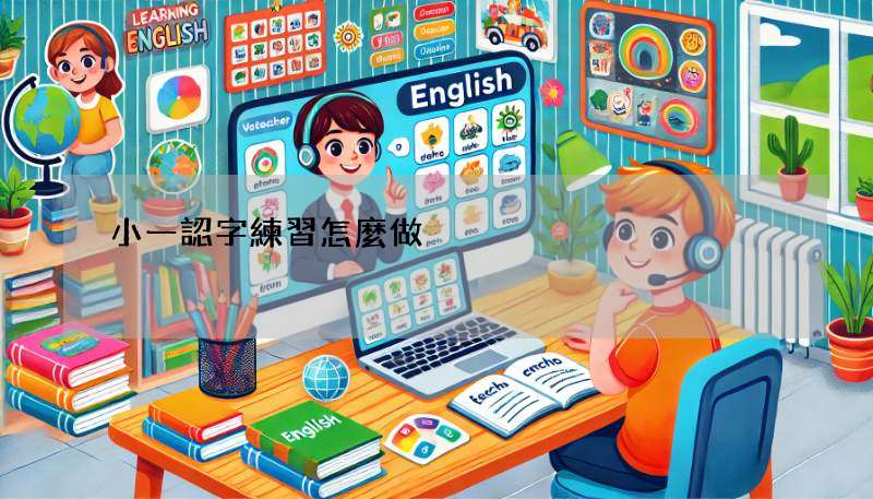 小一認字練習怎麼做?5個方法提升孩子識字量!