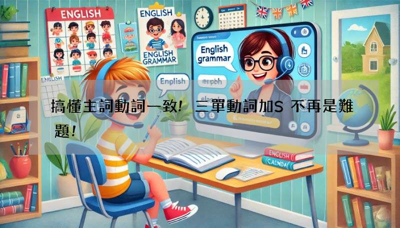 搞懂主詞動詞一致!三單動詞加S不再是難題!