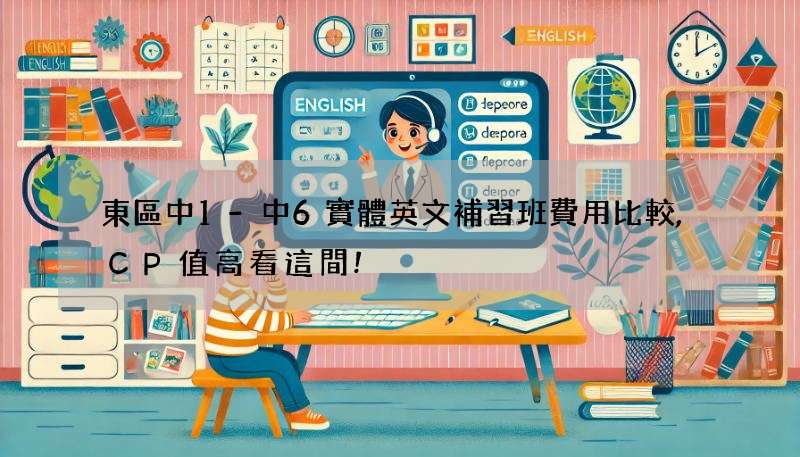 東區中1-中6實體英文補習班費用比較,CP值高看這間!
