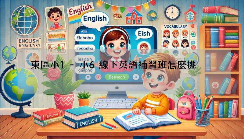 東區小1-小6線下英語補習班怎麼挑?達人教你小撇步!