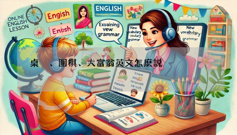 桌遊、圍棋、大富翁英文怎麽説?各種遊戲英文看這篇!