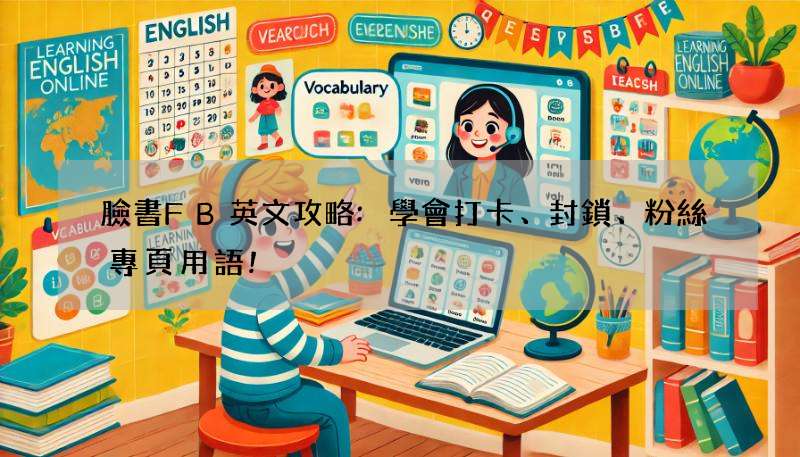 臉書FB英文攻略:學會打卡、封鎖、粉絲專頁用語!